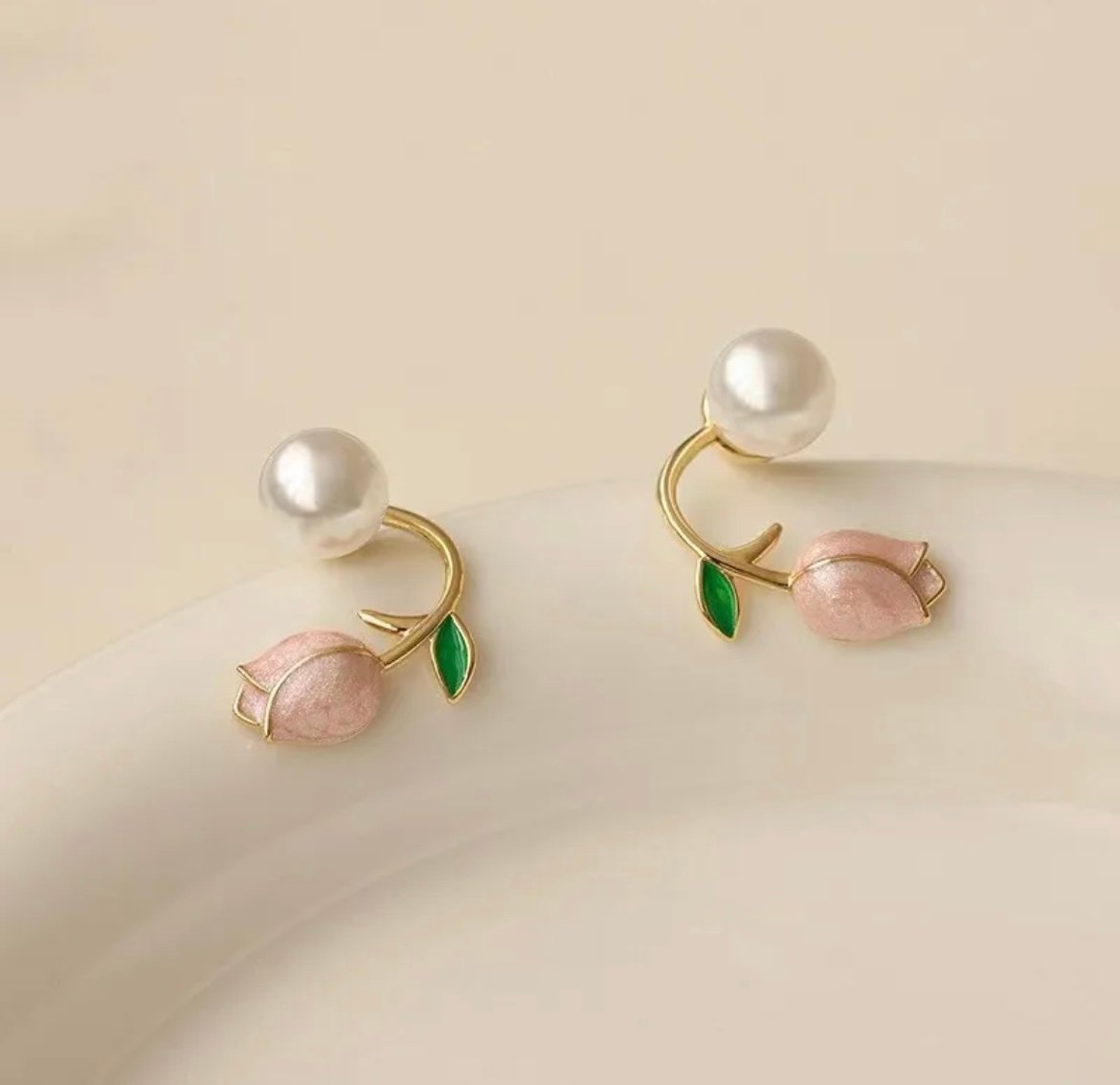 Tulip Flower Korean Earring